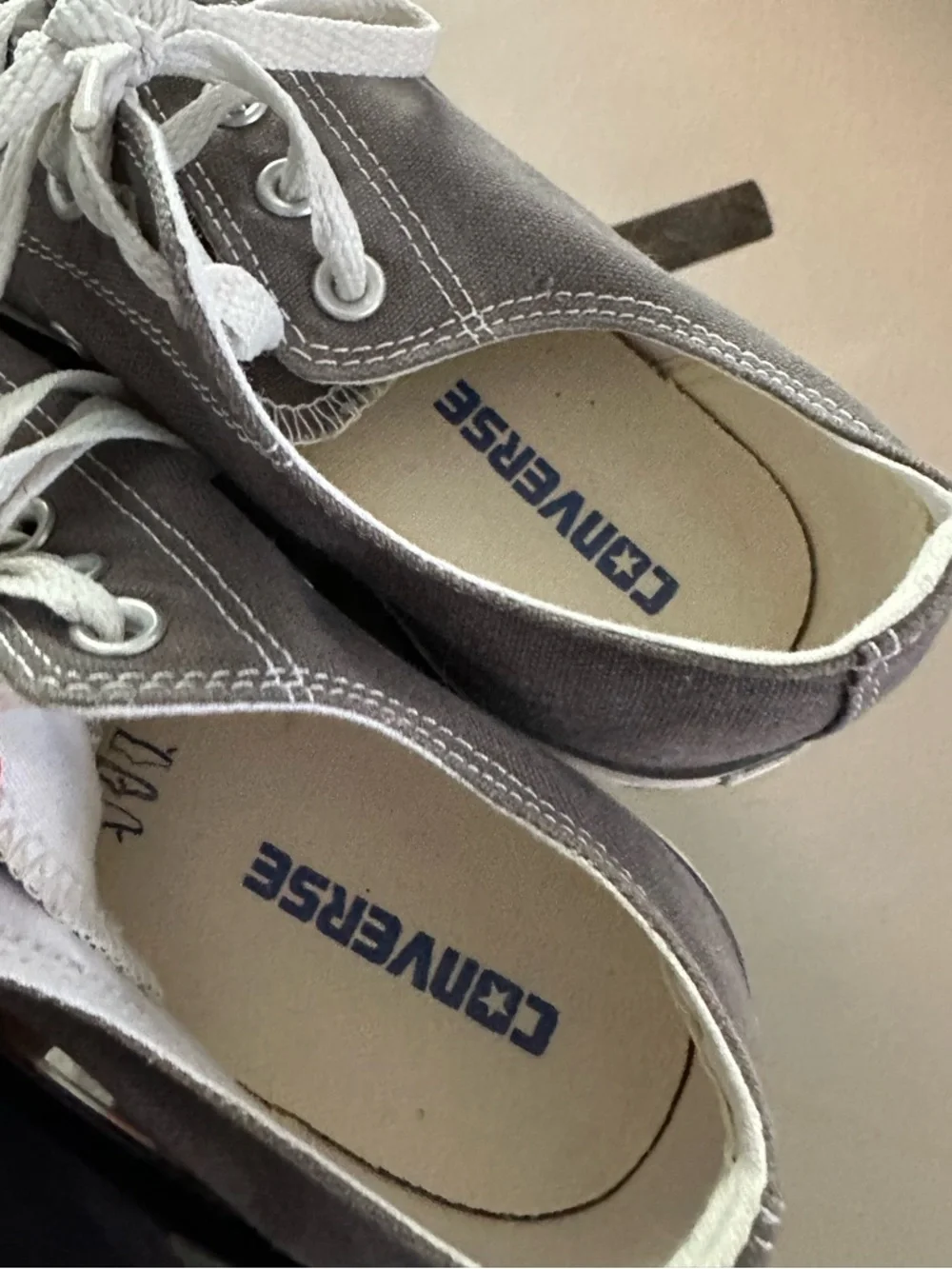 Converse All Star Low Top Gray Grey Chuck Taylor Women’s 7.5 Canvas 1J794 - Picture 8 of 9